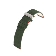 Load image into Gallery viewer, 22 MM Suede French Straps with Steel Case Buckle Colors (3)