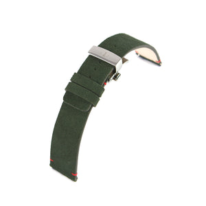 22 MM Suede French Straps with Steel Case Buckle Colors (3)
