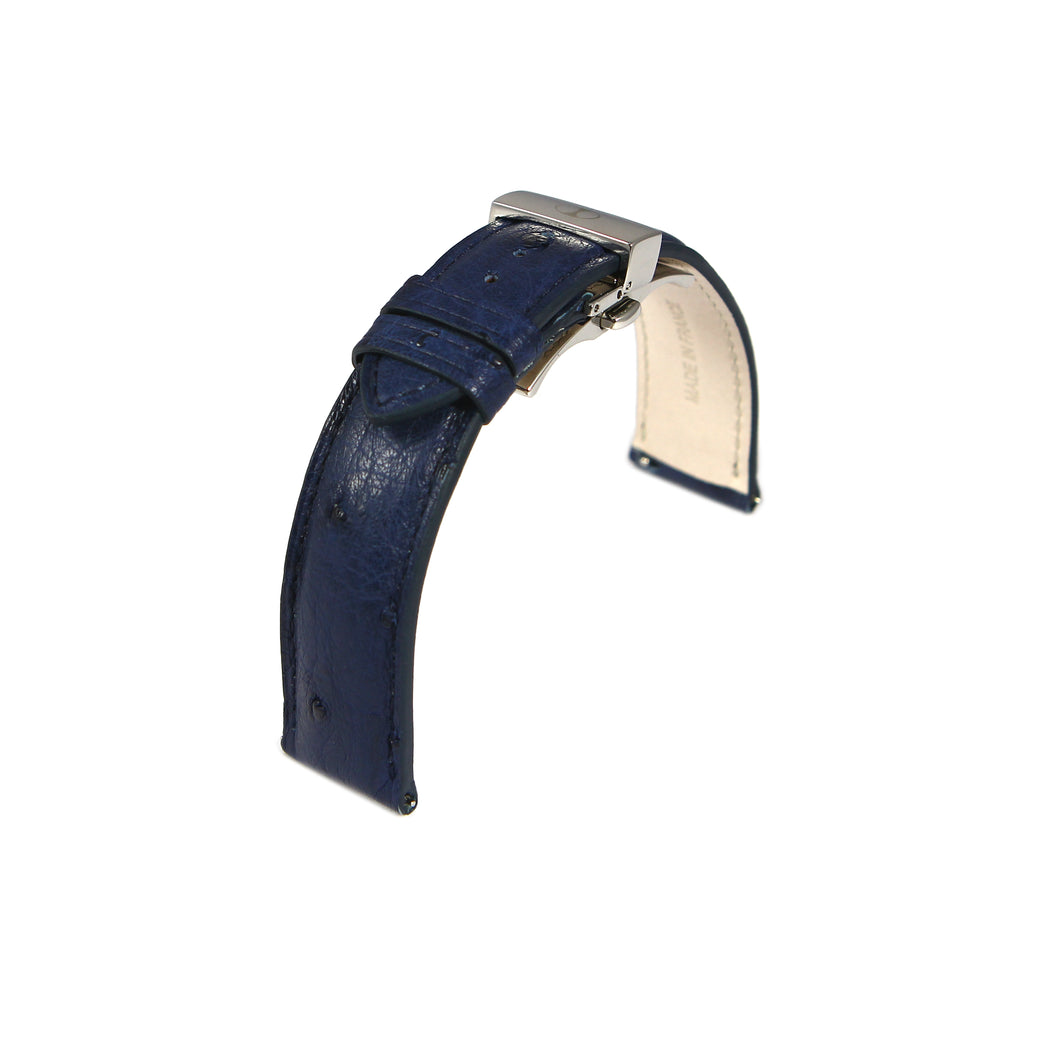 20MM Ostrich Straps with Steel Case Buckle Standard (105mm x 65mm) Colors (4)
