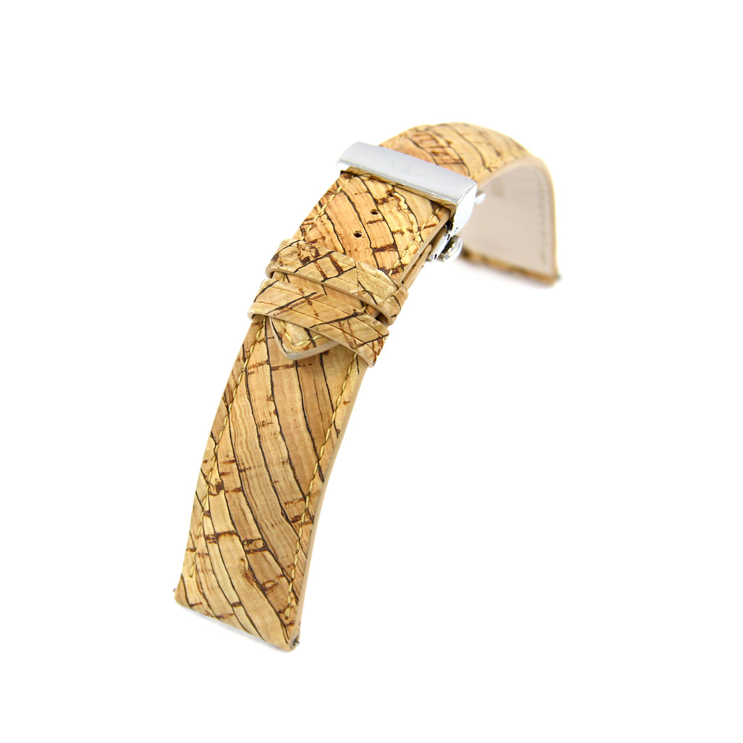 Sablier Quick Release French Leather Cork Straps
