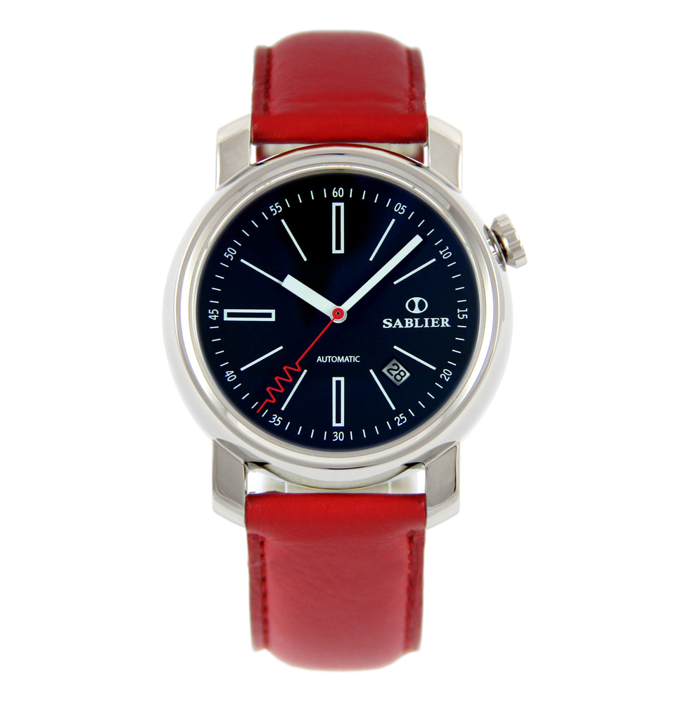 Grand Cru Generation I Black 44mm - Black Dial / Red Strap