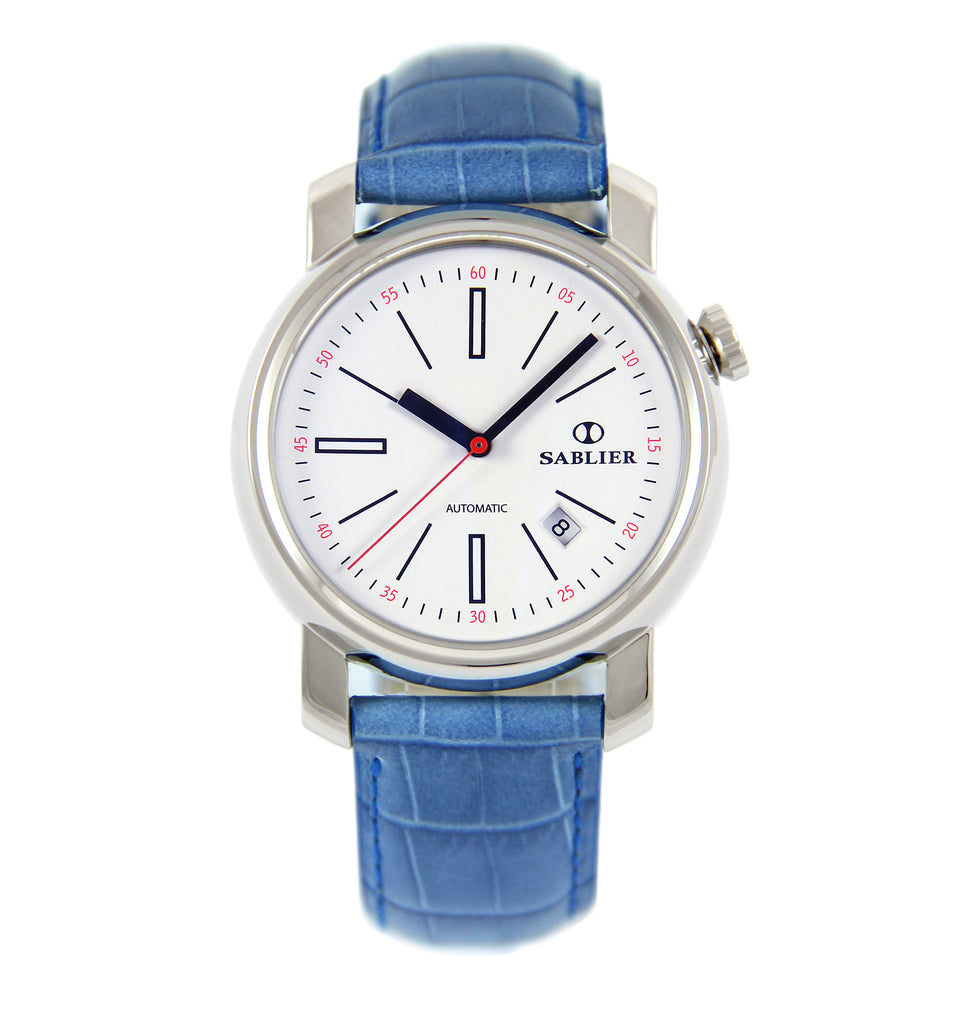 Grand Cru Generation I White 44mm - White Dial / Sky Blue Strap
