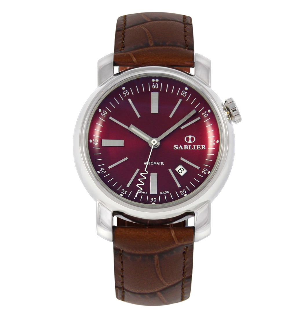 Sablier Watches Grand Cru II (44 mm) Burgundy for Men